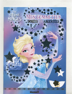 La Reine des Neiges. Mes gommettes dorées et argentées - Petit Caroline