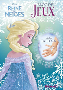 Bloc de jeux avec tattoos La Reine des Neiges - Petit Caroline