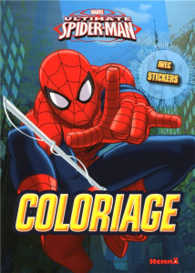 Coloriage Marvel Ultimate Spider-Man. Avec stickers - CONSTANT/DISNEY