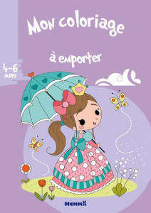 Mon coloriage à emporter. Princesse-parapluie - Madeddu Estelle