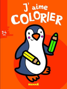 J'aime colorier pingouin - Pernot Valérie