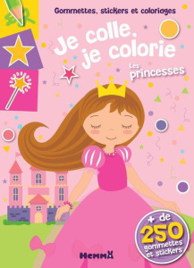 Je colle, je colorie Les princesses - Constant Adèle