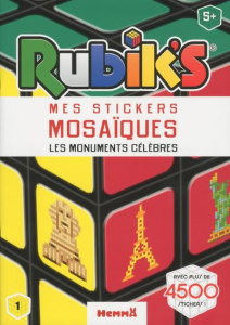 Mes stickers mosaïques Rubik's. Les monumets célèbres, avec plus de 4500 stickers ! - Marras Anthony
