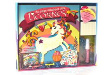 Au pays magique des licornes. Avec des sticlers, 1 tube de gel pailleté, des pastilles autocollantes - Piette Nadine ; Raskinet Véronique