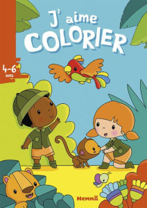 J'aime colorier la jungle - Lescoat Elen