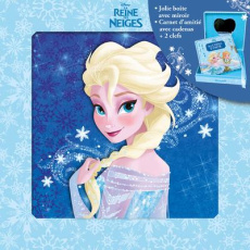 La Reine des Neiges, Mon coffret secret. Une jolie boîte avec miroir et un carnet d'amitié avec cade - COLLECTIF