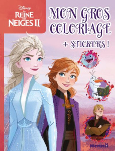 Mon gros coloriage La Reine des Neiges II. Avec des stickers - COLLECTIF