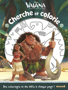 Disney Vaiana, la légende du bout du monde. Des coloriages et des défis à chaque page ! - COLLECTIF