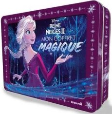 Mon coffret magique La Reine des neiges II. Avec 1 livre de jeux et coloriage, 1 toise, des autocoll - COLLECTIF