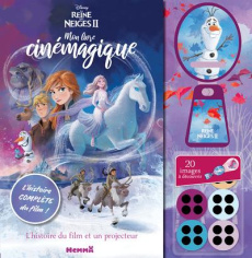 Mon livre cinémagique La Reine des neiges 2. L'histoire du film et un projecteur - COLLECTIF