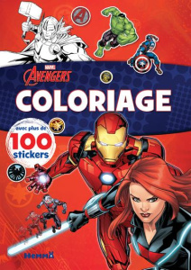 Coloriage Marvel Avengers. Avec plus de 100 stickers - COLLECTIF