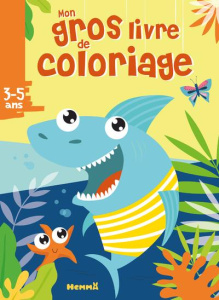 Mon gros livre de coloriage requin - COLLECTIF