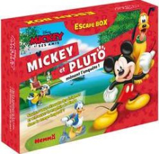 DISNEY MICKEY ET SES AMIS ESCAPE BOX - MICKEY ET PLUTO MENENT L'ENQUETE ! - COLLECTIF