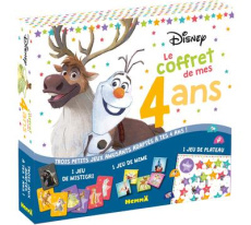 Le coffret de mes 4 ans Olaf et Sven. Avec 1 jeu de mistigri, 1 jeu de mime, 1 jeu de plateau - COLLECTIF