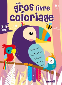 Mon gros livre de coloriage (Perroquets) - COLLECTIF