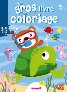 Mon gros livre de coloriages Ourson-Tortue - COLLECTIF
