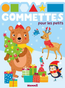 Gommettes pour les petits (Ours Noël) - COLLECTIF