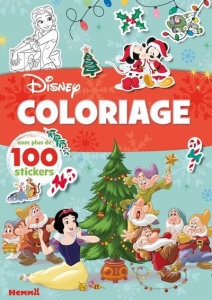 Disney Coloriage (Noël-Hiver). Avec plus de 100 stickers - COLLECTIF