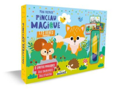 Mon premier pinceau magique Les bébés animaux. Coffret avec 8 cartes magiques, des coloriages, des s - CAROTTE ET COMPAGNIE