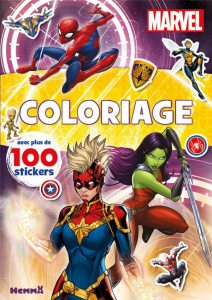 Marvel Captain Marvel et Gamora. Avec plus de 100 stickers - COLLECTIF