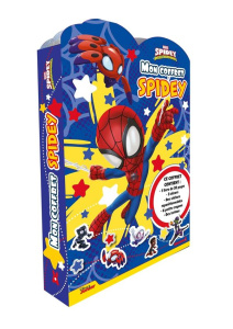 Mon coffret Spidey. Avec 1 livre, 3 décors, des stickers repositionnables, 6 crayons et des tattoos - COLLECTIF