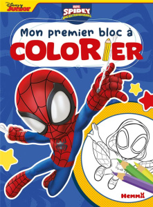 Mon premier bloc à colorier Marvel Spidey et ses amis extraordinaires - COLLECTIF