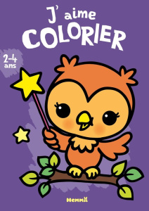 J'aime colorier (Hibou) - Piette Nadine