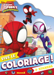 Vive le coloriage ! Marvel Spidey et ses amis extraordinaires. stickers - COLLECTIF