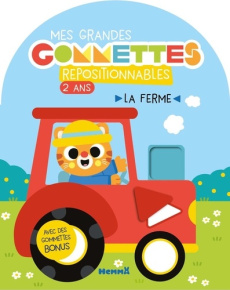 Mes grandes gommettes repositionnables : La ferme - Vautier Vanessa