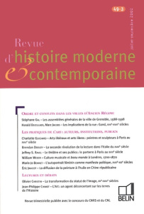 Revue d'histoire moderne et contemporaine/493/Revue d'histoire moderne et contemporaine Tome 493 - Milza Pierre