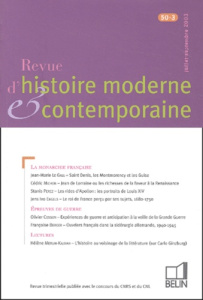 Revue d'histoire moderne et contemporaine/503/Revue d'histoire moderne et contemporaine Tome 503 - Engels Jens Ivo, Collectif , Le Gall Jean-Marie, M