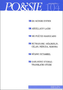 Po&sie N° 104 3ème trimestre 2003 - Deguy Michel