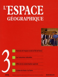 L'espace géographique Tome 34 N° 3, 2005 - Brunet Roger