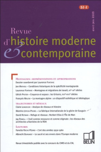 Revue d'histoire moderne et contemporaine/522/Montagnes : représentations et appropriations - Fontaine Laurence, Collectif