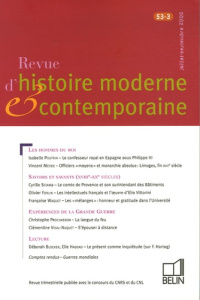 Revue d'histoire moderne et contemporaine/533/Revue d'histoire moderne et contemporaine Tome 533 - Forlin Olivier, Collectif , Poutrin Isabelle, Meyz
