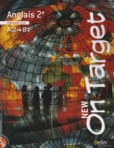 Anglais 2e A2/B1 New On Target. Programme 2010, avec 1 CD audio - Habert Jean-Louis
