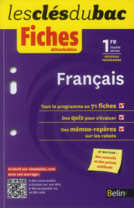 Français 1e toutes séries. Fiches détachables - Cozette Stéphane