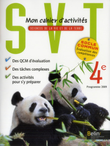 Sciences de la Vie et de la Terre 4e. Mon cahiers d'activités - Seyed Romina