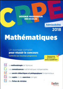 CRPE Mathématiques. Epreuve écrite d'admissibilité, Edition 2019 - Clinquart Nadia ; Bresler Fabrice ; Pierotti Corin