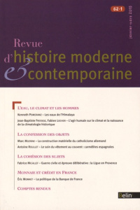 Revue d'histoire moderne et contemporaine/6212015/Revue d'histoire moderne et contemporaine Tome 621 - Minard Philippe, Collectif