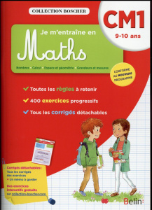 Je m'entraîne en Maths CM1. 9-10 ans - Cuttoli Christine - Schwab Véronique
