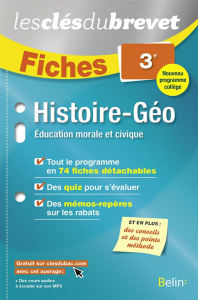 Clés du brevet fiches hist geo emc. Edition 2016 - JAMI IRENE/VINCENT F