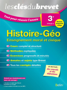 Histoire-Géo Enseignement moral et civique 3e. Tout pour réussir l'année, Edition 2016 - Delmas Dominique ; Salazar Joëlle ; Courtiade Char