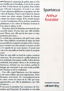 Spartacus - Koestler Arthur ; Lehman Albert