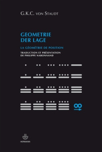 La géométrie de position. Edition bilingue français-allemand - Staudt Georg Karl Christian von