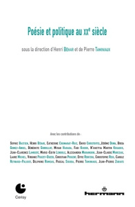 Poésie et politique au XXe siècle - Béhar Henri ; Taminiaux Pierre