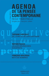 Agenda de la pensée contemporaine N° 19, Hiver 2010 - Jullien François