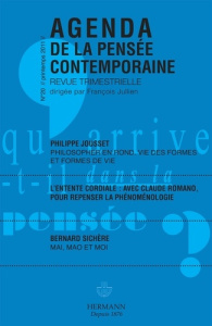 Agenda de la pensée contemporaine N° 20, Printemps 2011 - Jullien François