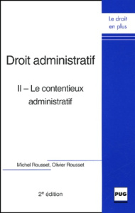 DROIT ADMINISTRATIF - TOME 2 - ROUSSET (DIR )