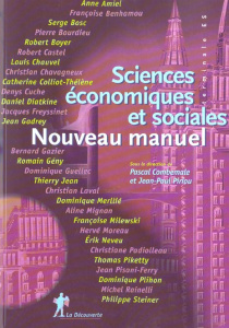 Sciences économiques et sociales Terminales ES. Nouveau manuel, 3ème édition - Combemale Pascal ; Piriou Jean-Paul